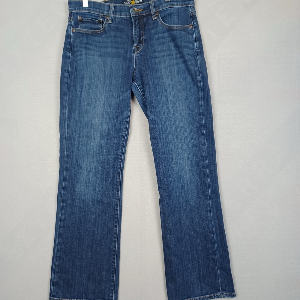 Lucky Brand Jeans Women 12/31 (29) Blue Denim Neo-Pop Easy Rider Bootcut